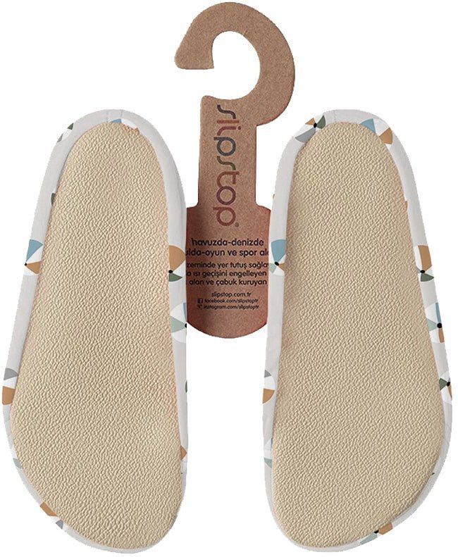 Slipstop - Beachbal - Waterschoenen - Licht Grijs - Natuurlijke Kleuren
