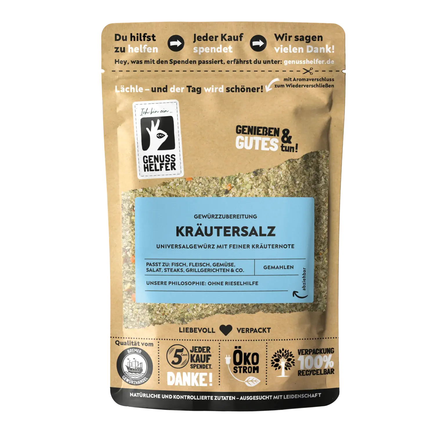 Kräutersalz, gemahlen, 10er Pack