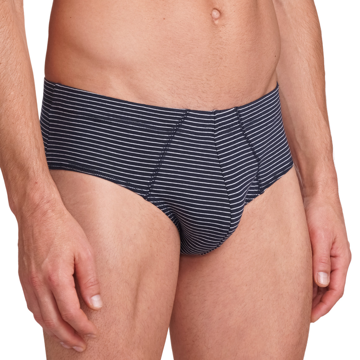 VanVaan Herren Slip mit Streifen schwarz