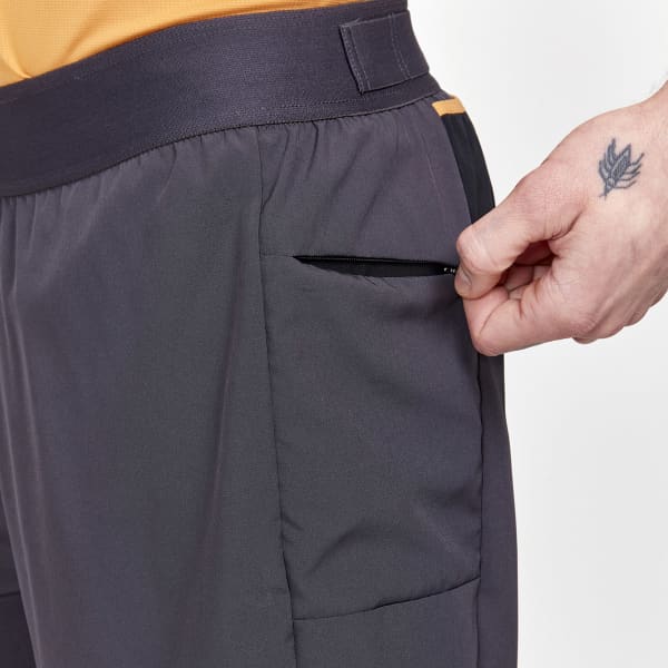 Short running CRAFT PRO TRAIL 2IN1 SHORTS M SLATE/DESERT