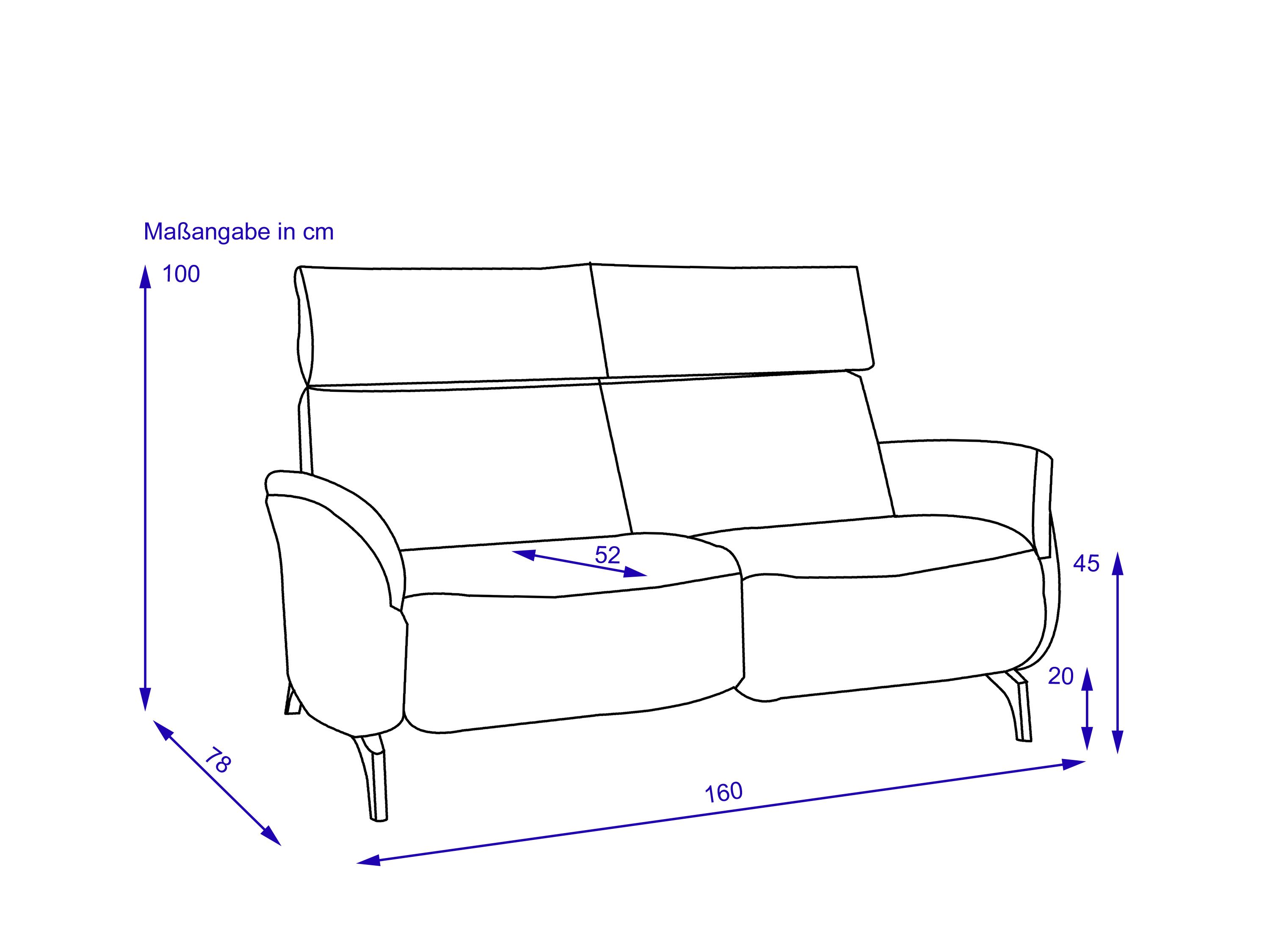 Sofa 2,5 Sitzer BPW 4170