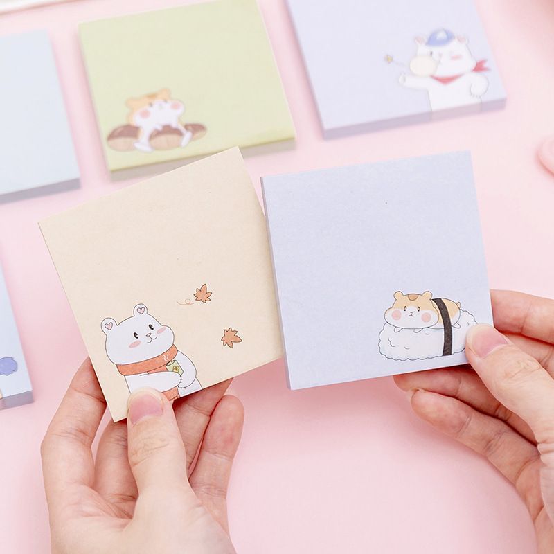 Schooltijd - Cartoon Print Sticky Notes