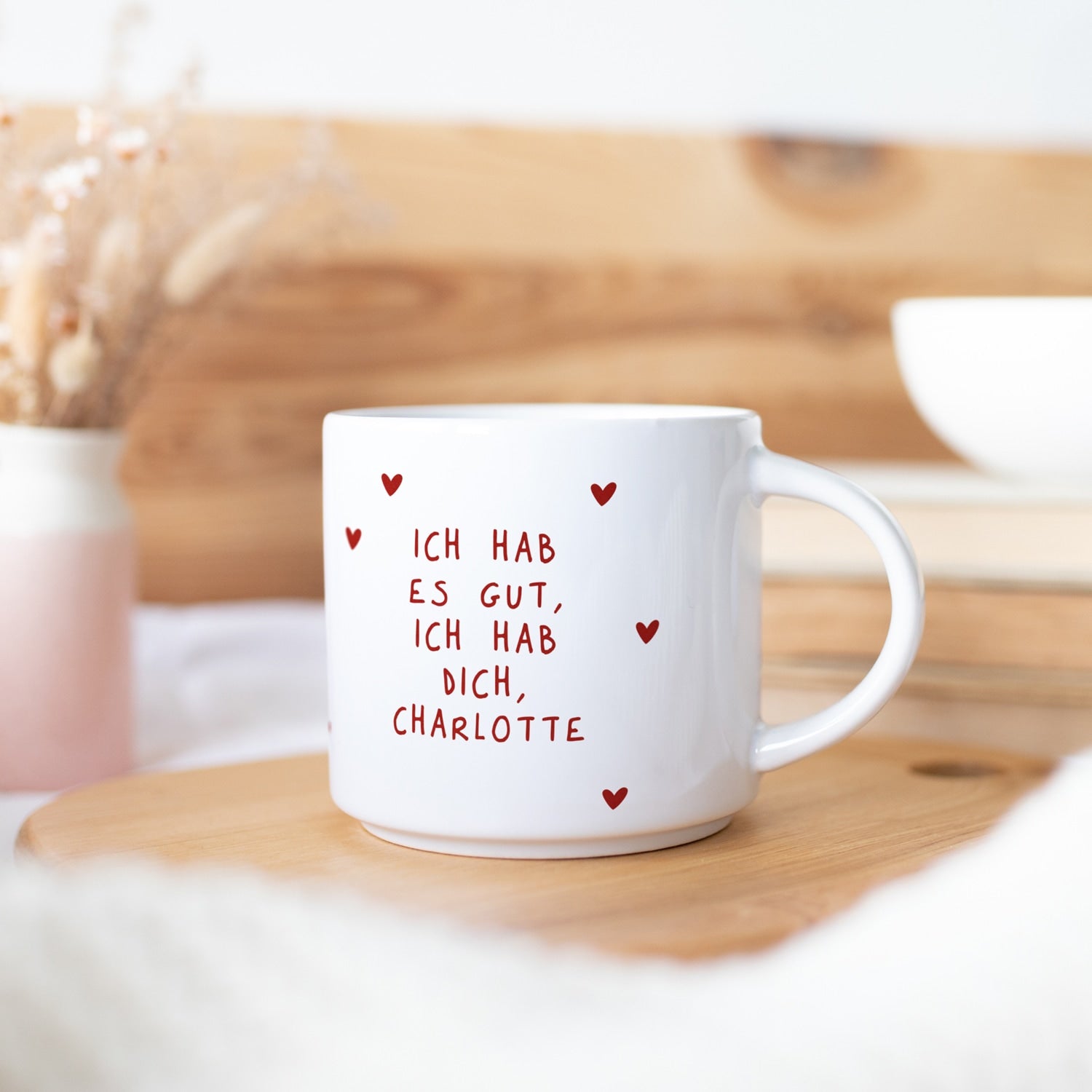 Jumbo-Tasse „Ich hab es gut