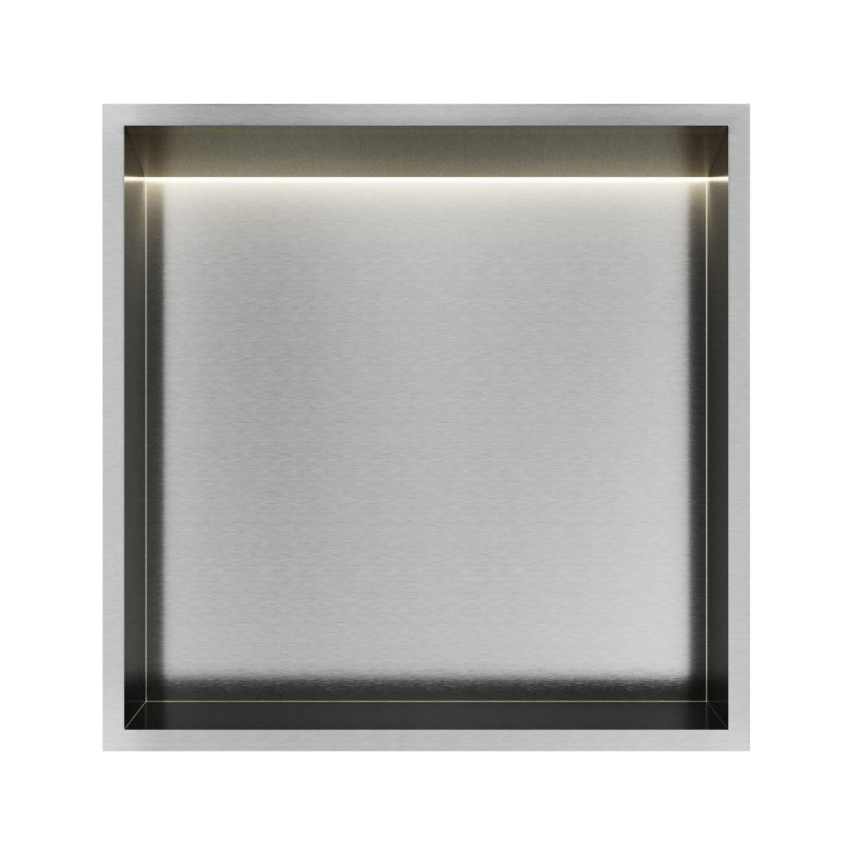 Hotbath &More inbouwnis met verlichting 30x30x10cm RVS
