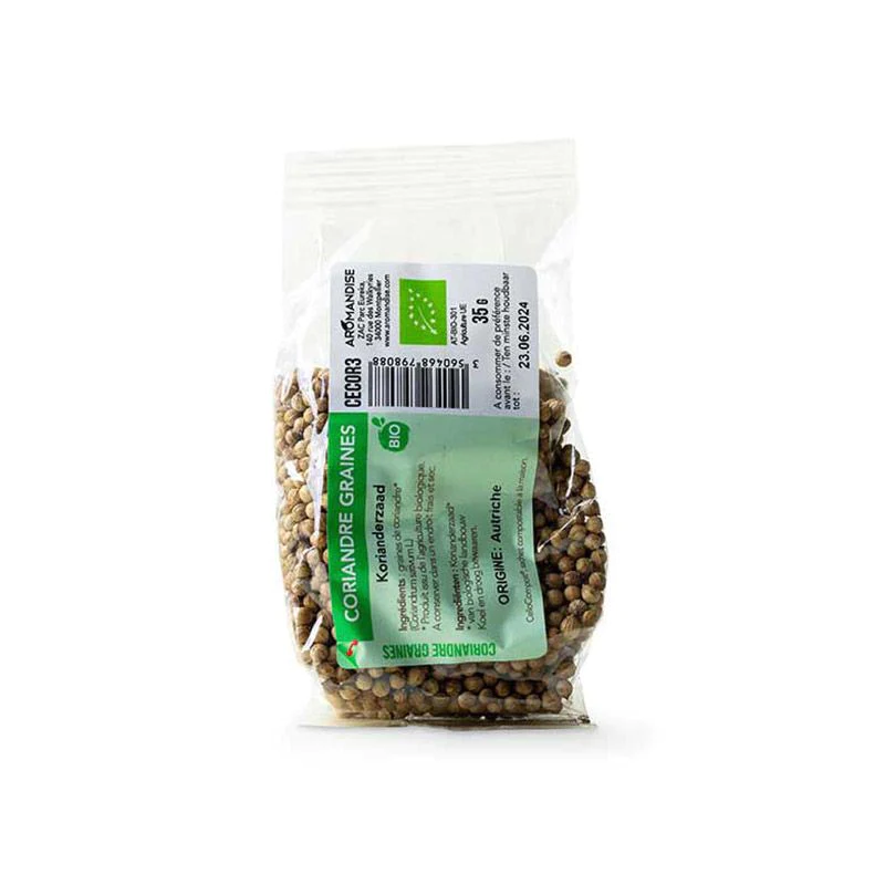 Coriandre en graine bio - 35 g Aromandise