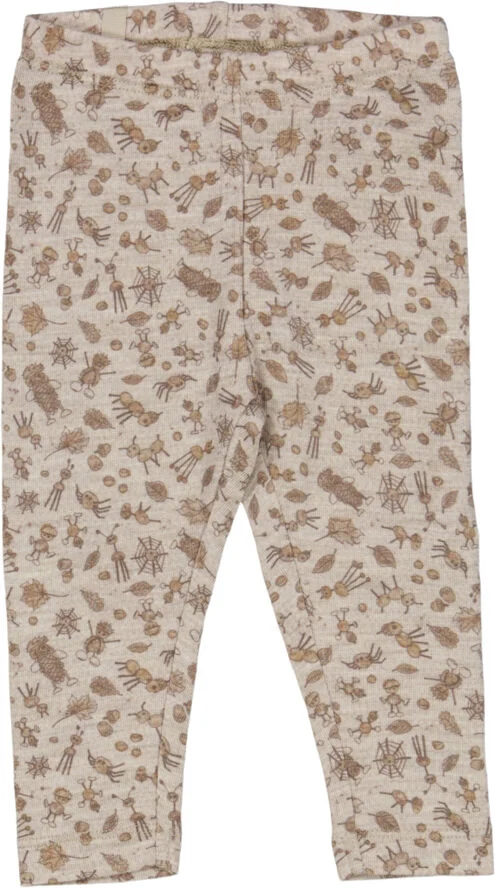 Wheat Uld Leggings Beige chestnut