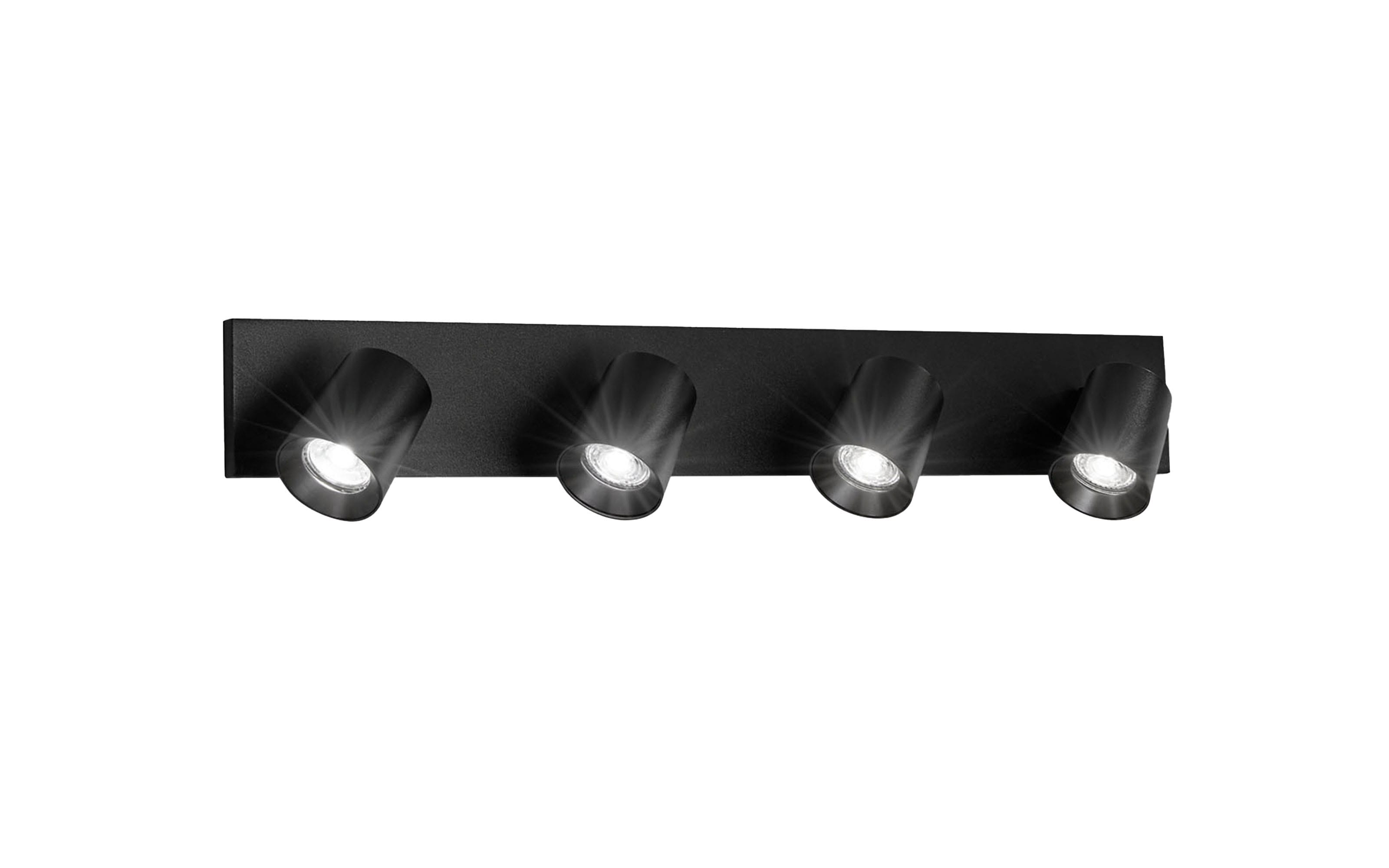 Deckenleuchte Modo, schwarz, 4-flammig, 65 cm