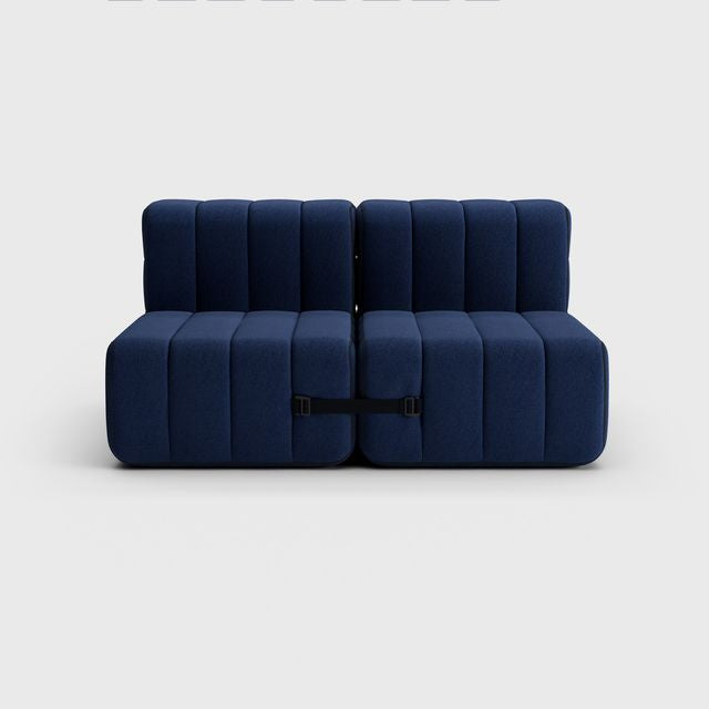Curt-Set 4 - e.g. Flexibele 2-zitter - Jet - 6098 (Donkerblauw)
