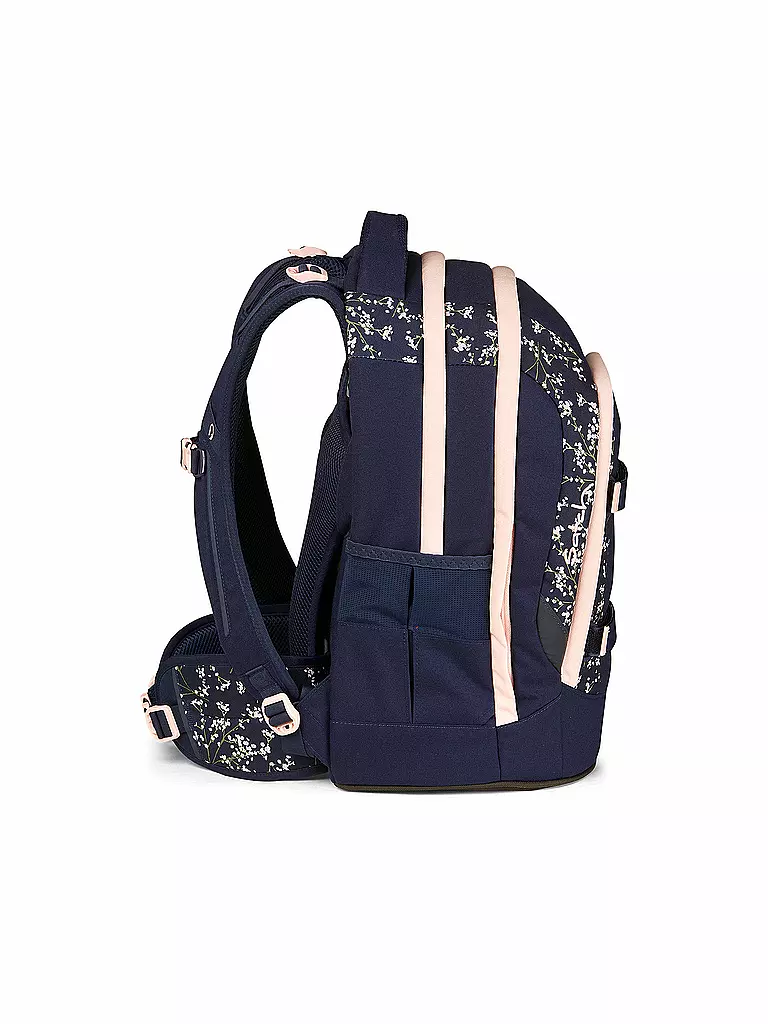 SATCH Schulrucksack Pack - Bloomy Breeze dunkelblau