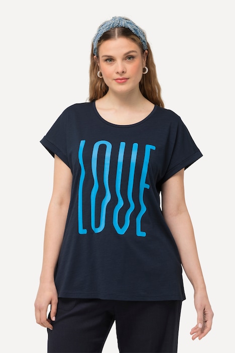T-Shirt, LOVE, Oversized, Rundhals, Halbarm