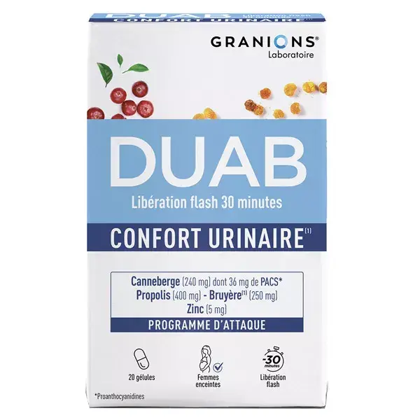 Granions Duab 20 cápsulas