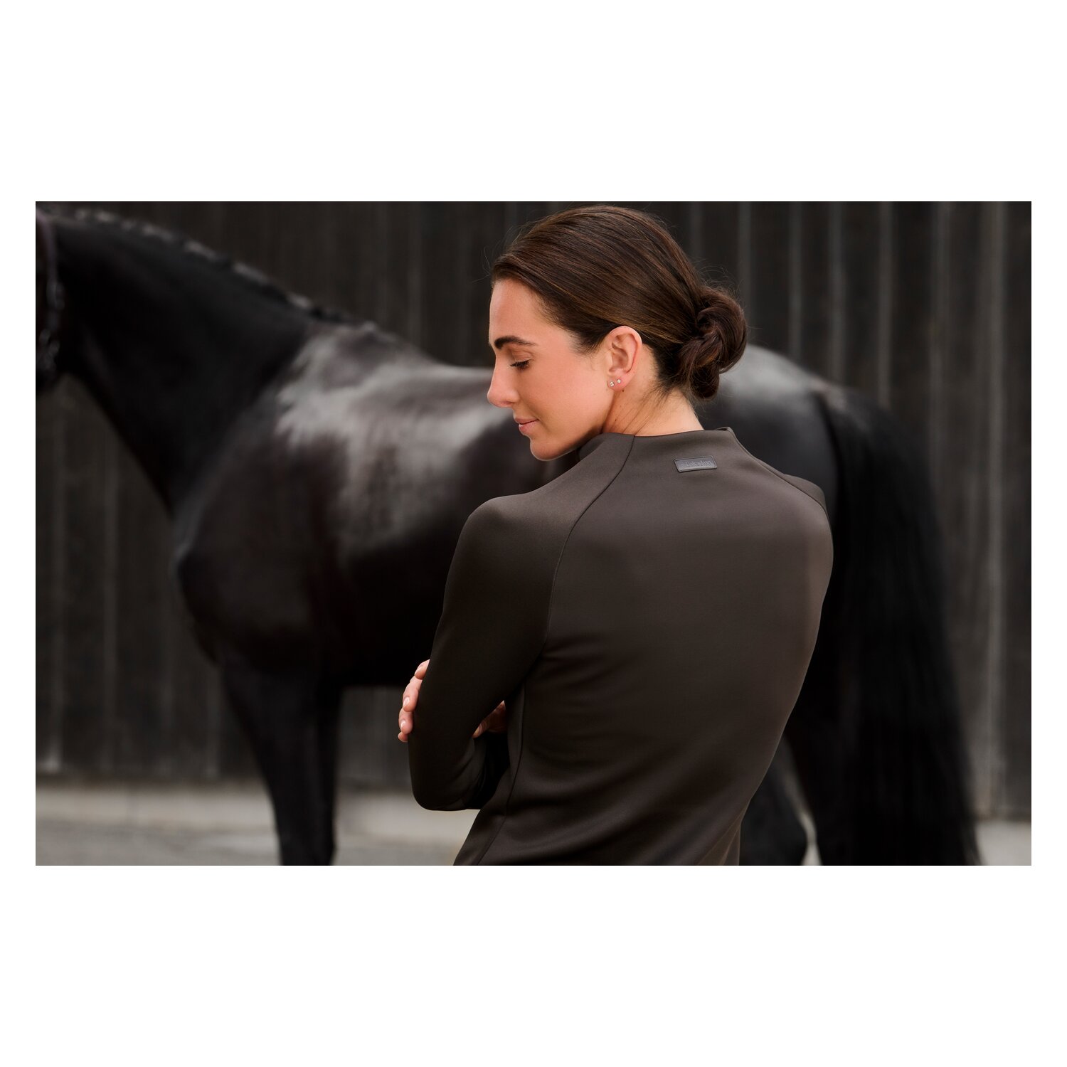 ESKADRON Platinum Half Zip-Shirt Platinum  - teak brown