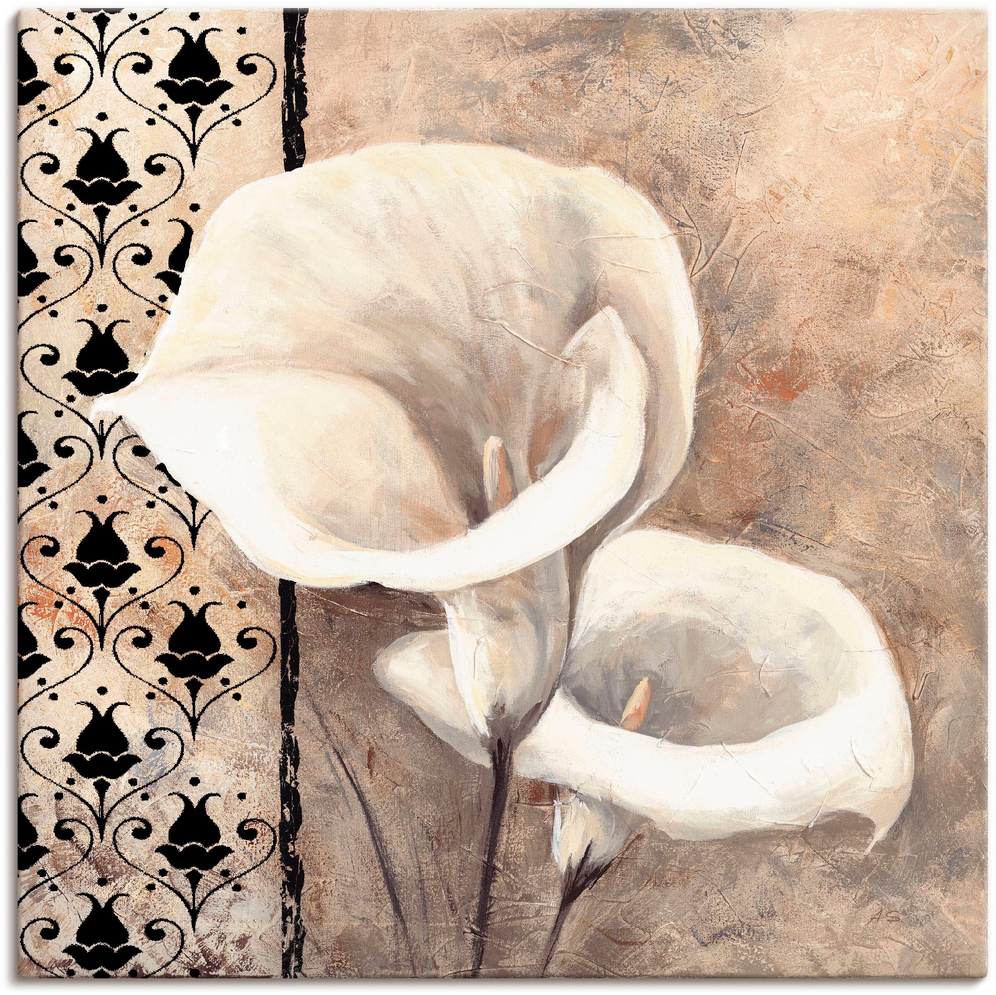 Artland Leinwandbild »Klassische Callas« Blumenbilder 1 Stk. tlg. als Alubild, Outdoorbild, Leinwandbild, Poster in verschied. Grössen