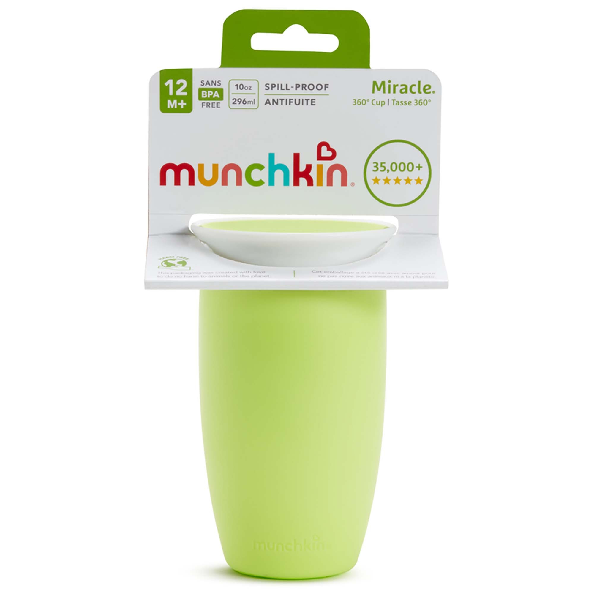 Munchkin drinkbeker Miracle 360 graden - 296 ml 12+ maanden groen