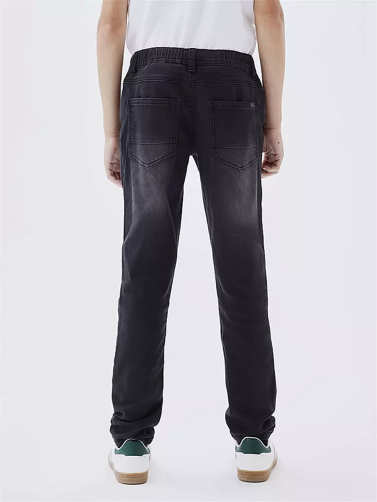 NAME IT Jungen Jeans Regular Fit  schwarz
