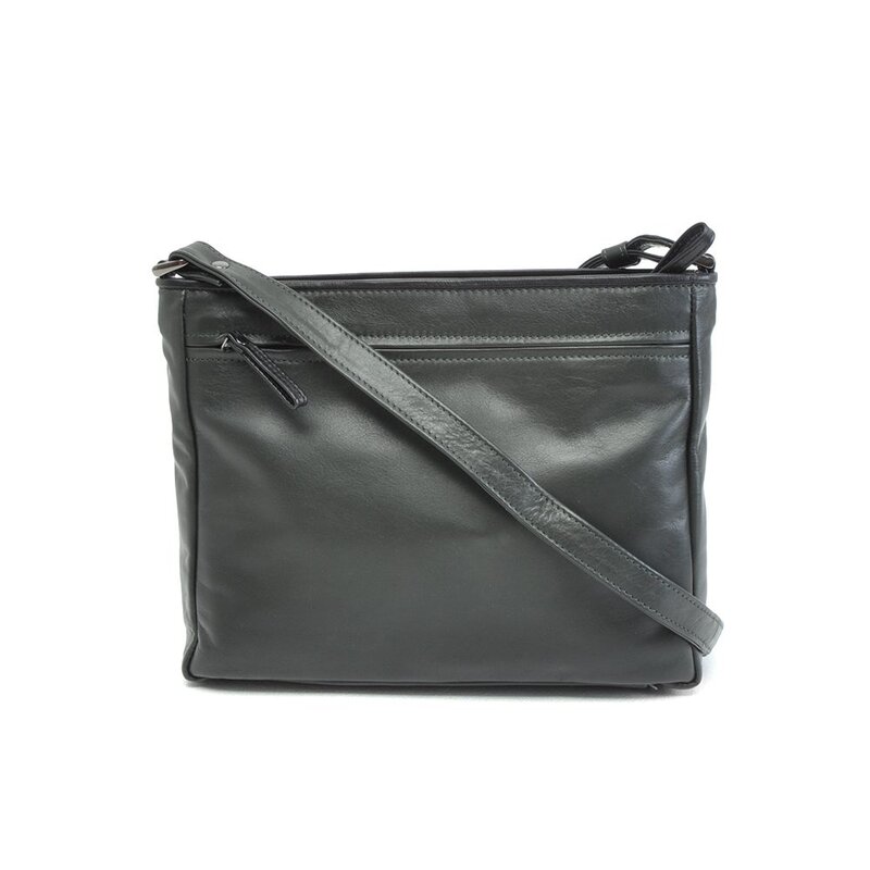 Berba Soft Crossbody Tas Groen – Zwart