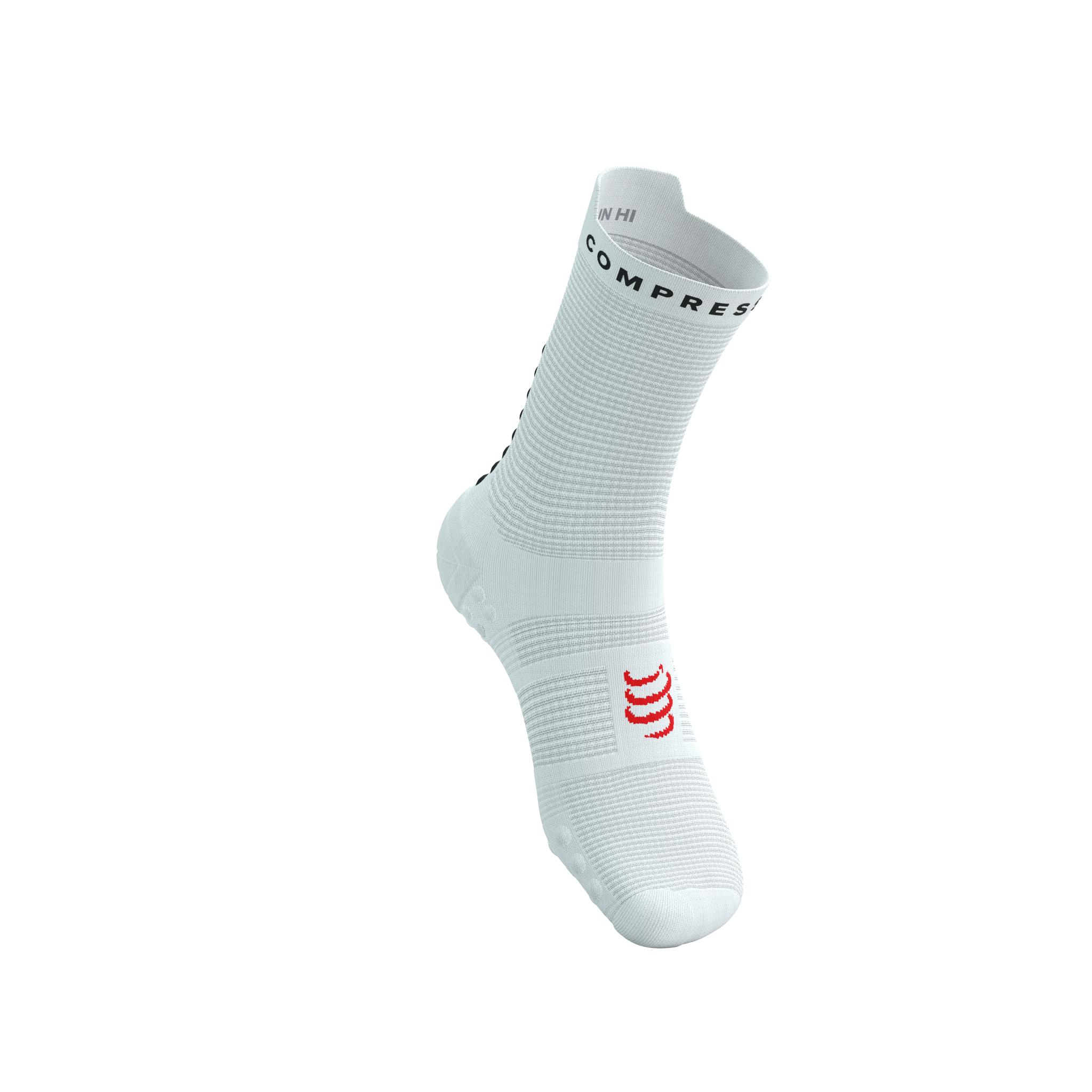 Compressport Pro Racing Socks v4.0 Run High White/Black
