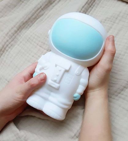 A Little Lovely Company Spardose - Astronaut - Weiß/Blau