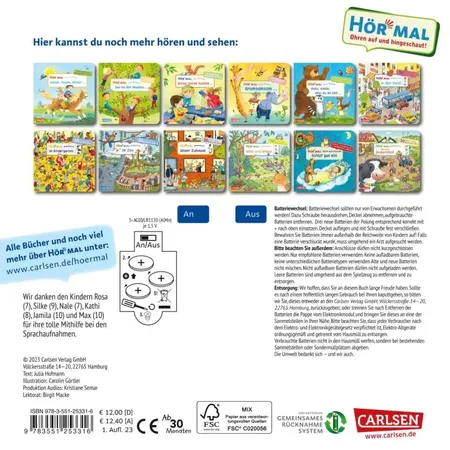 Carlsen Verlag Hör mal (Soundbuch): Wimmelbuch: Am Wasser