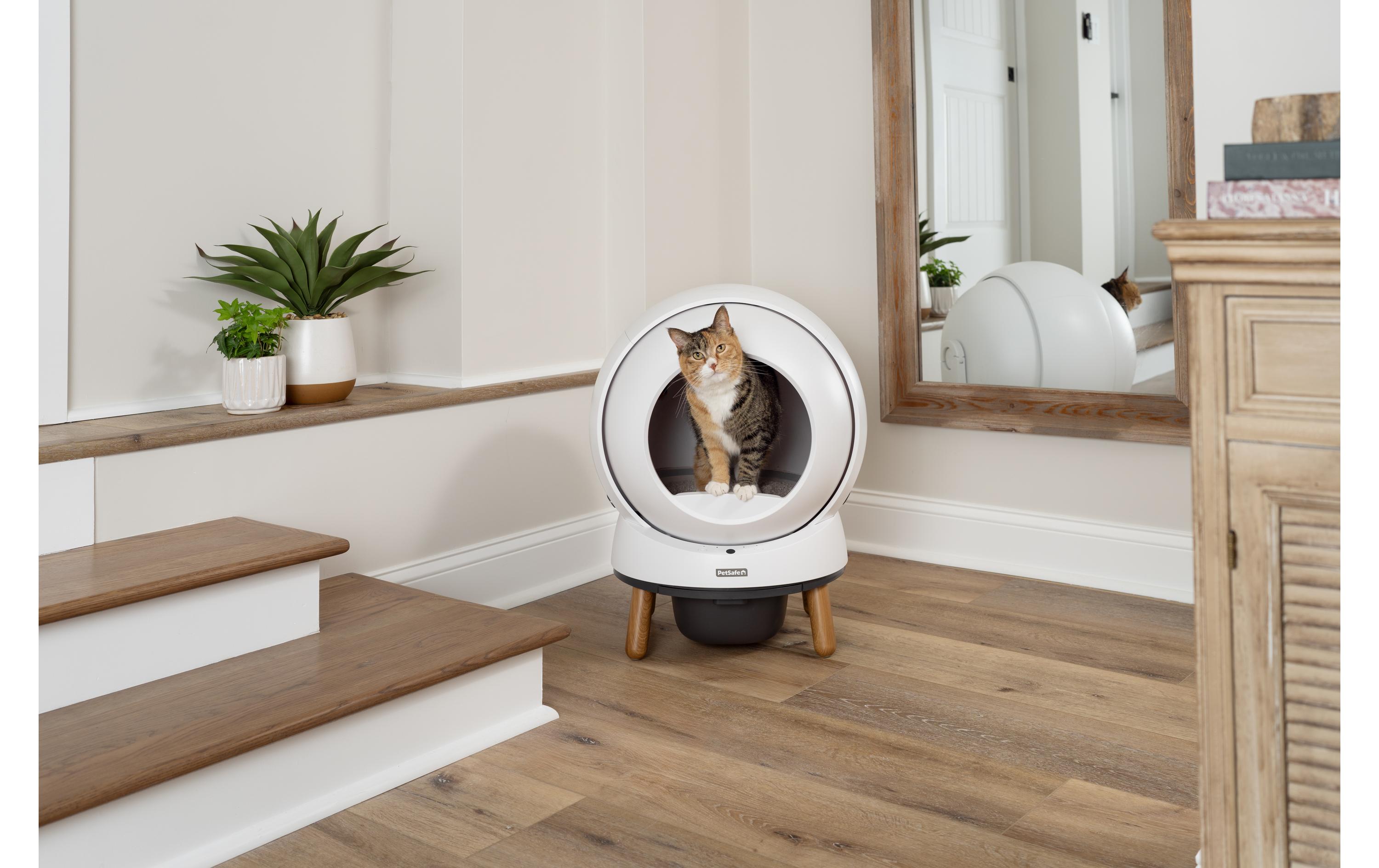 Katzentoilette ScoopFree SmartSpin<br>Selbstreinigende Katzentoilette mit App-Steuerung für eine saubere und gesunde Umgebung