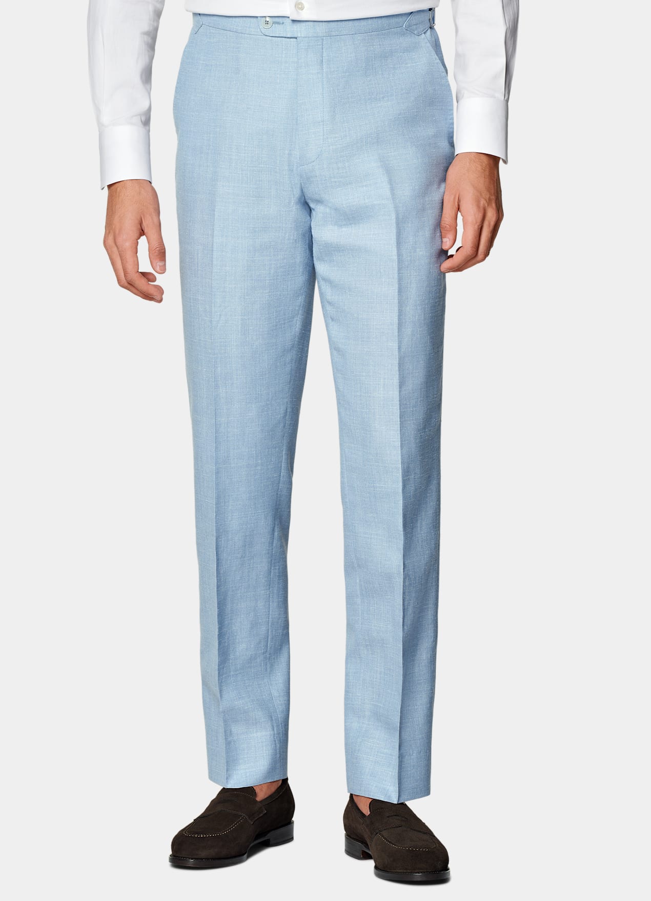 Costume trois pièces Havana coupe Tailored bleu clair