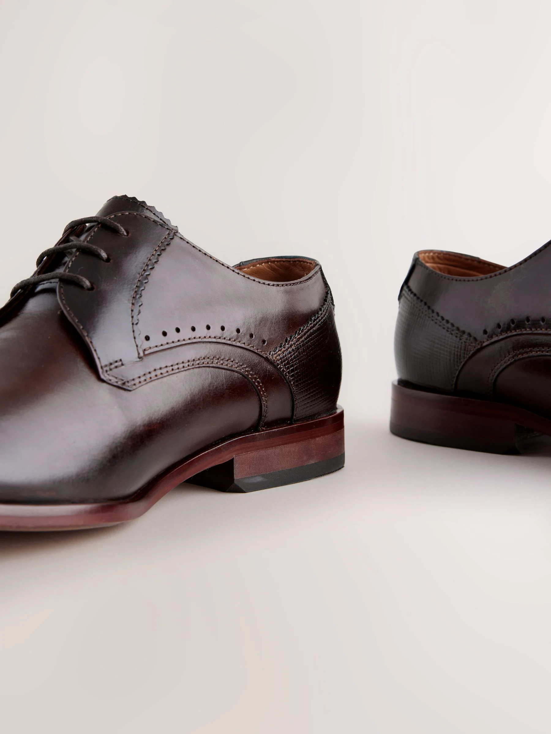 Bruin - Leren Derby schoenen