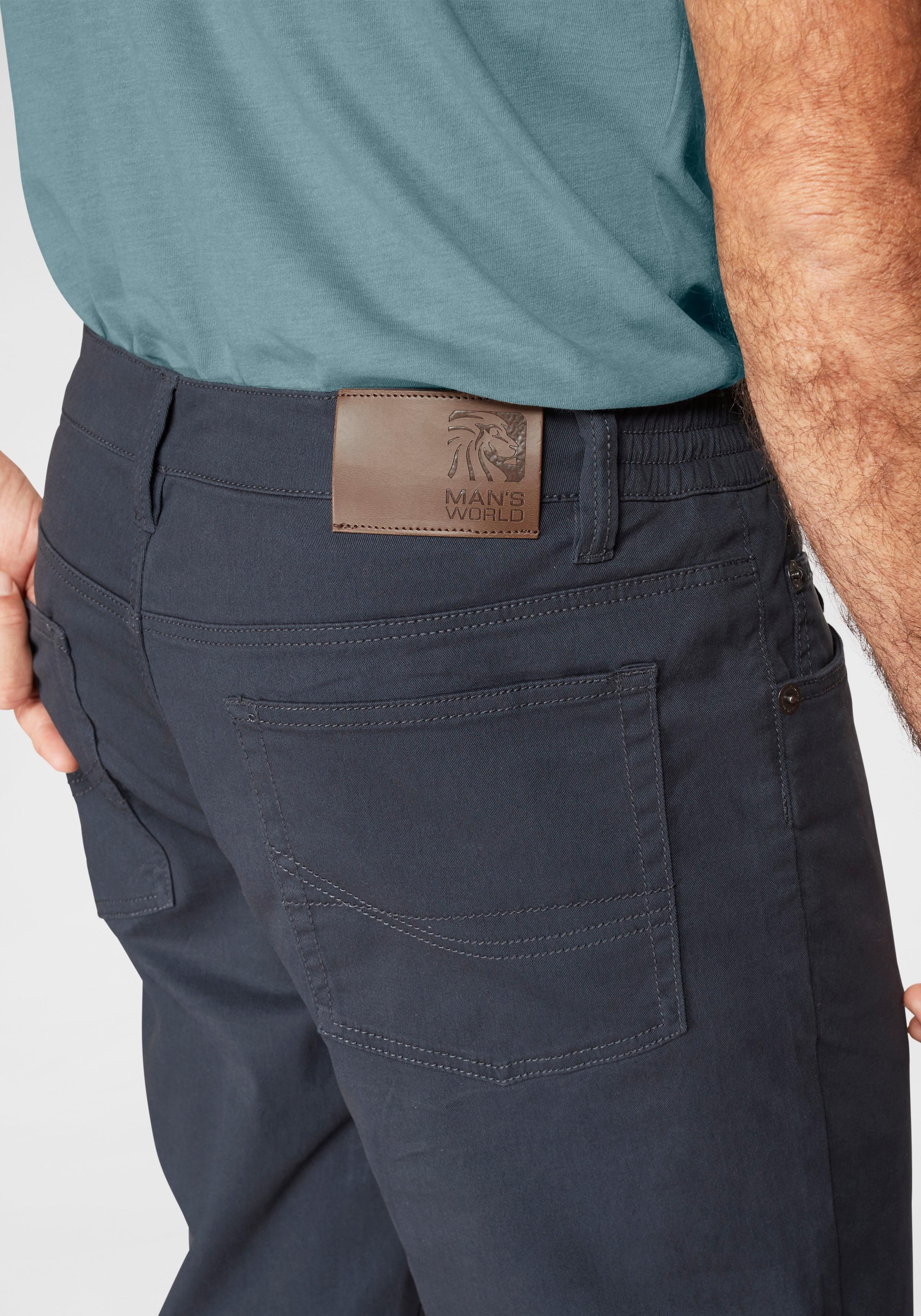Man's World 5-Pocket-Hose  Stretchhose mit Dehnbund