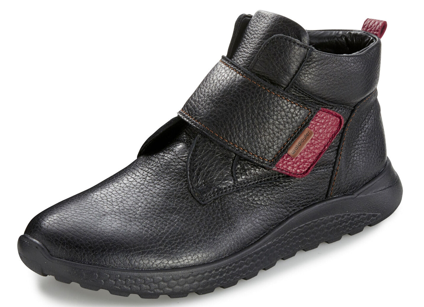 Waldläufer, bequeme Damen-Stiefeletten, Weite H, mit herausnehmbarem Fussbett