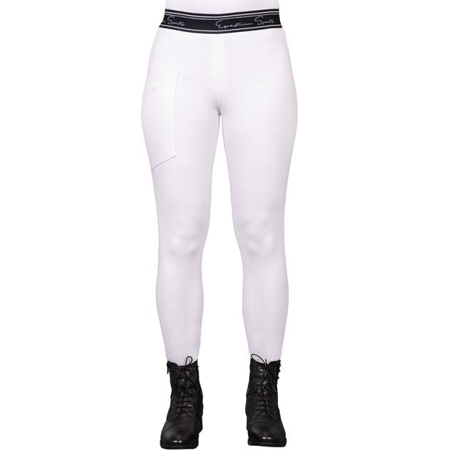 Paardrijlegging QHP Eden Competition Full Grip Kids Wit