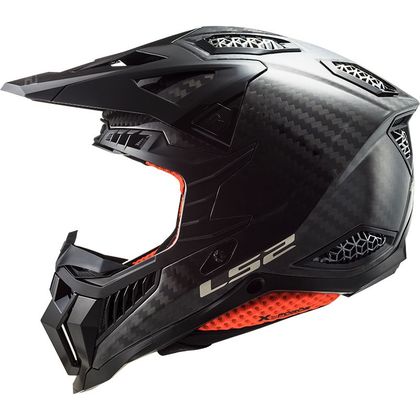 Casque cross LS2 MX703 C - X-FORCE - GLOSS CARBON 2024 - Noir