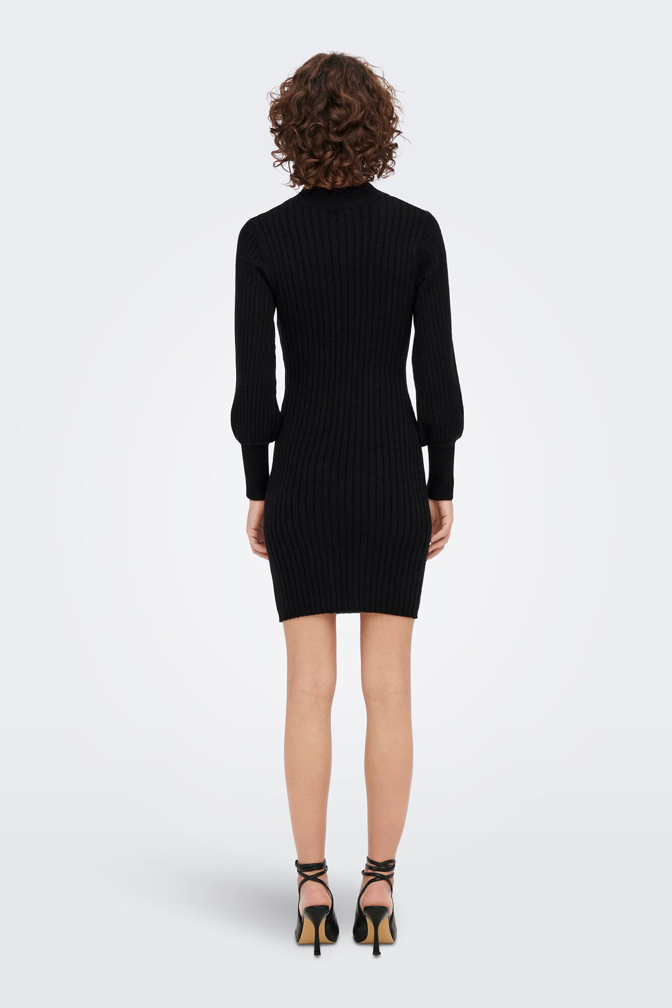 Vestido curto de tricô