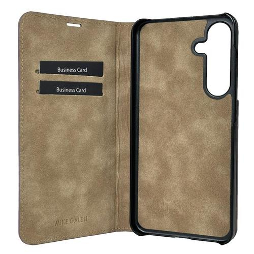 Samsung Galaxy S24 Echtleder Book Case Tasche Flip Cover Hand Made (MARCS24-M02) - Rosa