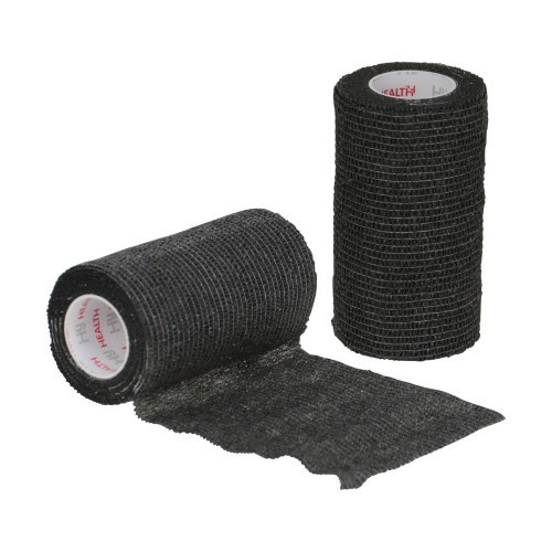 Bandagem Sportwrap para cavalos, preta