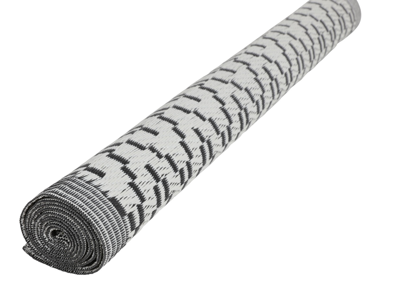 Outdoor-Teppich Rautenmuster 150x90cm Anthrazit