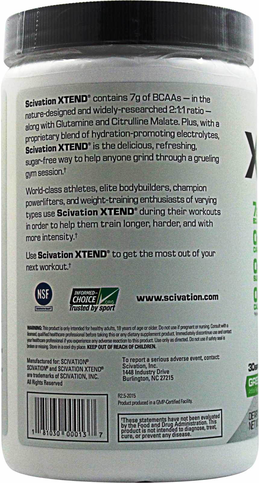 Scivation Xtend BCAAs 423 g