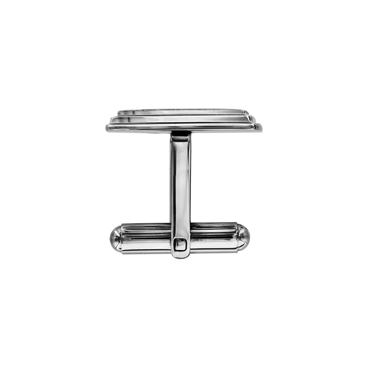 Boutons de manchette rectangulaires - Acier