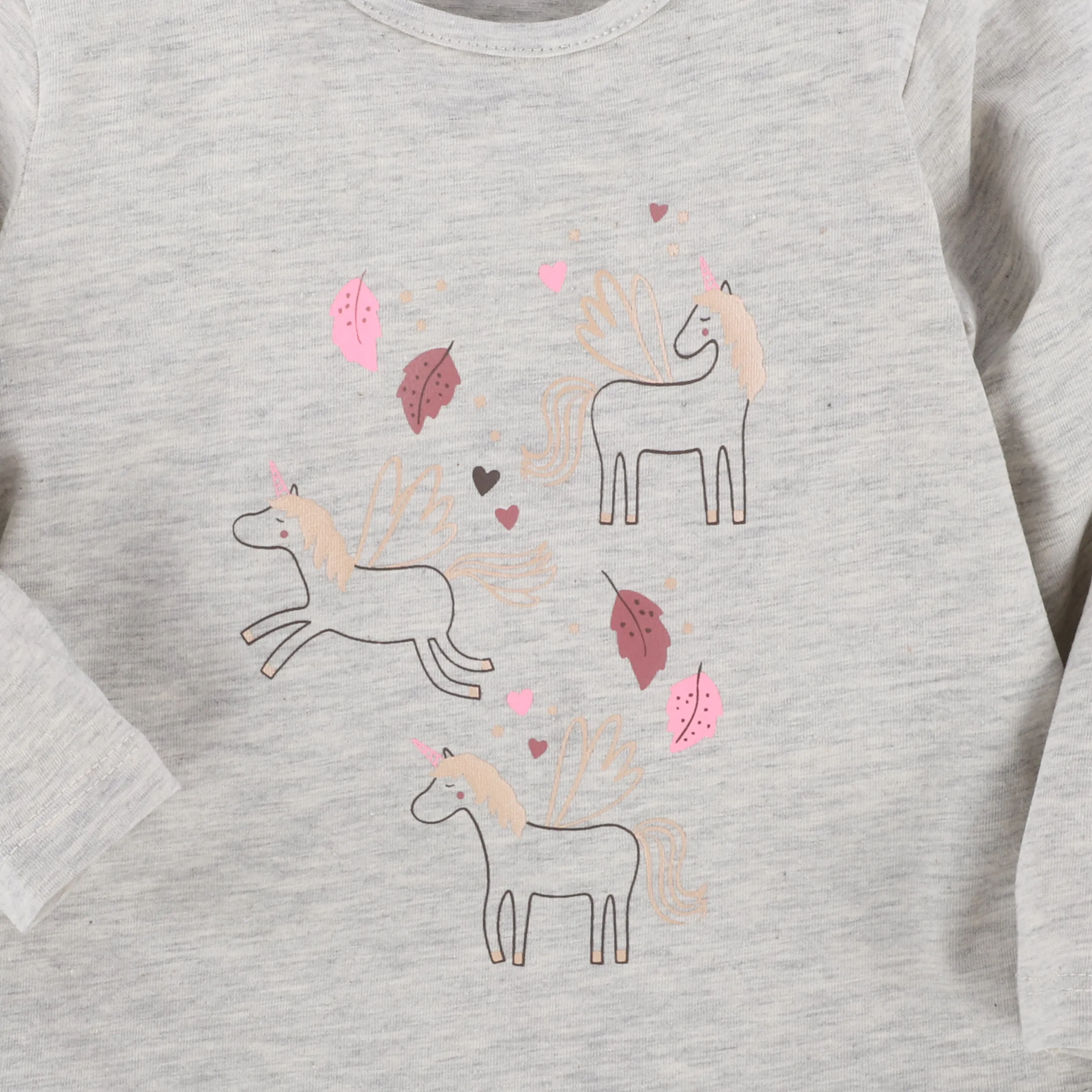 Baby Mädchen Longsleeve mit Einhornprint