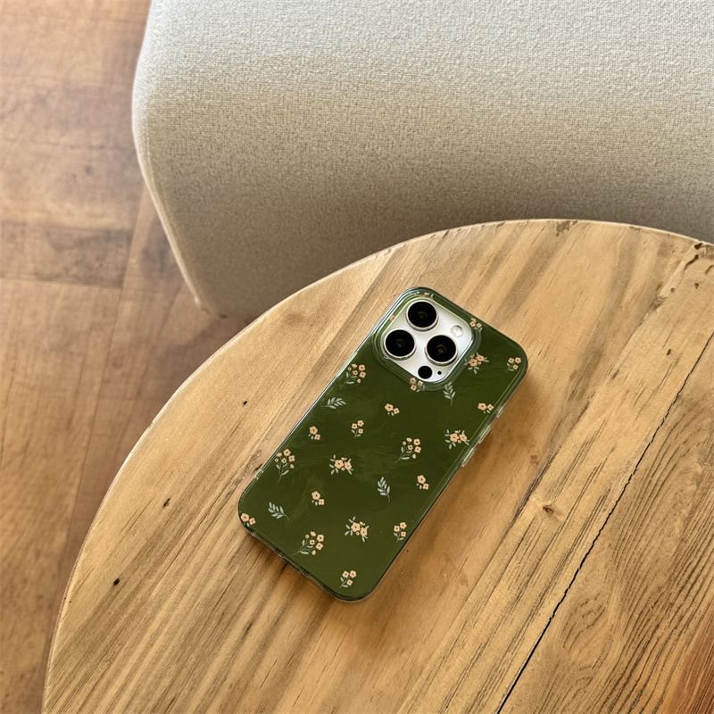 Elliure - Bloemen telefoonhoesje - iPhone 16 Pro Max / 16 Pro / 16 Plus / 16 / 15 Pro Max / 15 Pro / 15 Plus / 15 / 14 Pro Max / 14 Pro / 14 Plus / 14 / 13 Pro Max / 13 Pro / 13 / 13 Mini