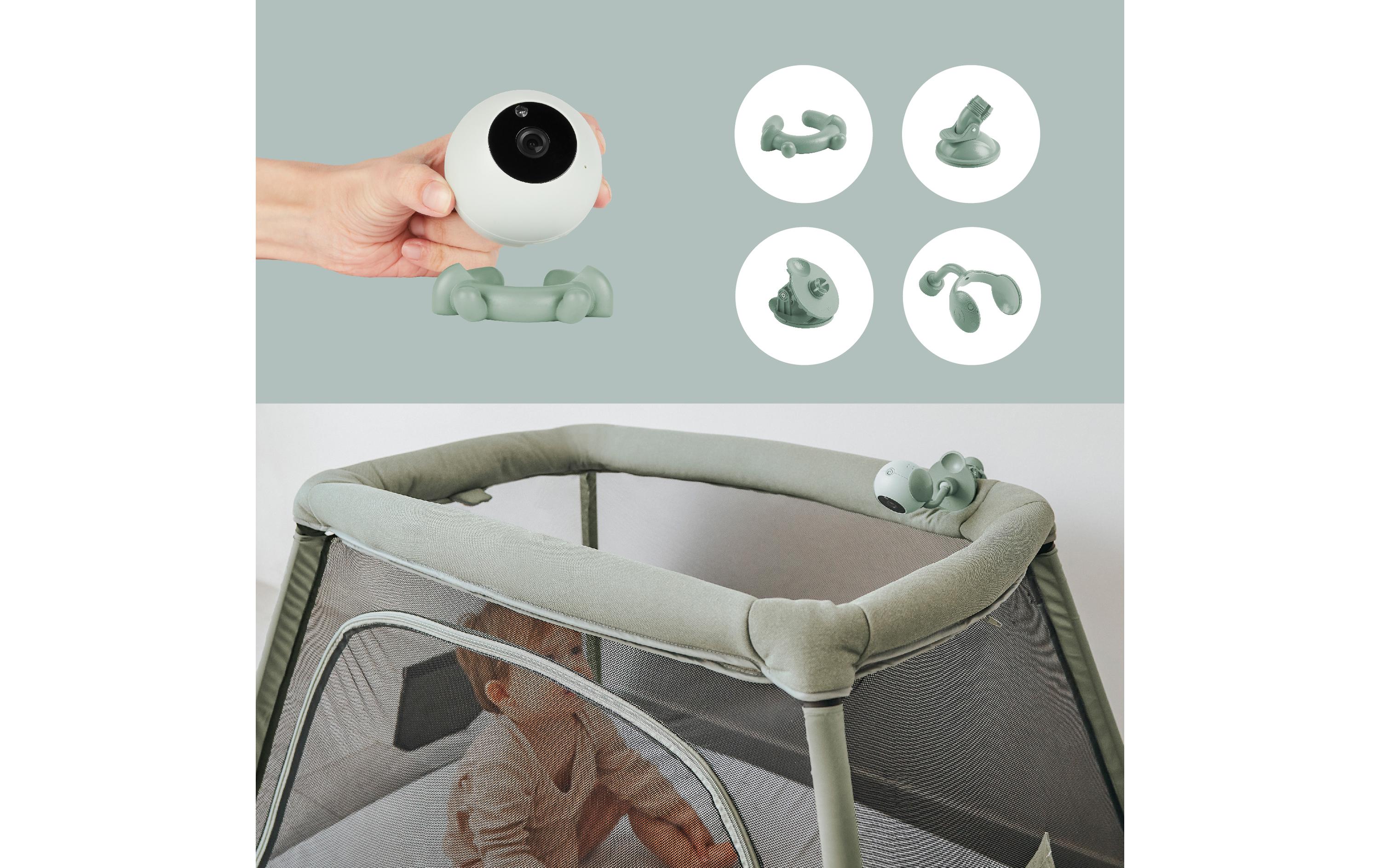 Babyphone mit Kamera Yoo Go Plus HD Grün<br>Video-Babyphone mit hochwertigem Bildschirm