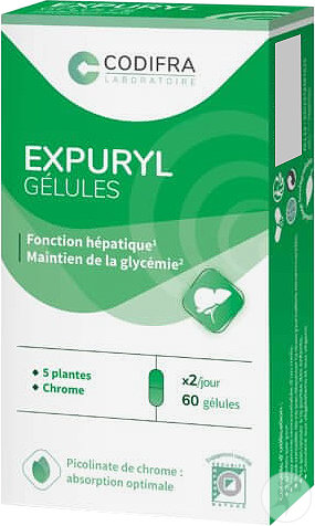 Expuryl Complément Alimentaire Phytodraineur Fonction Hépatique 60 Gélules
