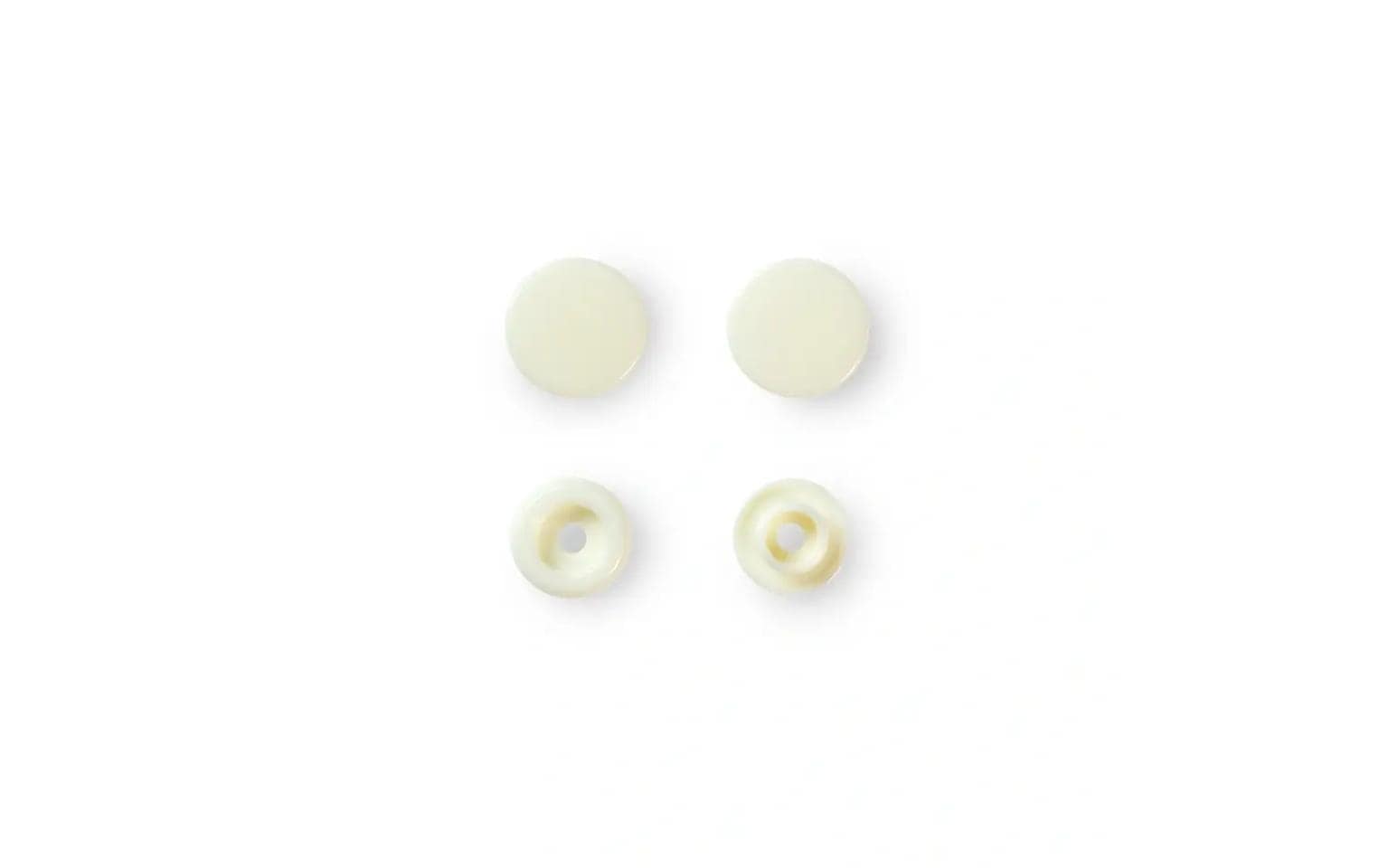 Druckknöpfe Color Snaps Perle, Ø 12,4 mm, 30 StückNähfreie Druckknöpfe
