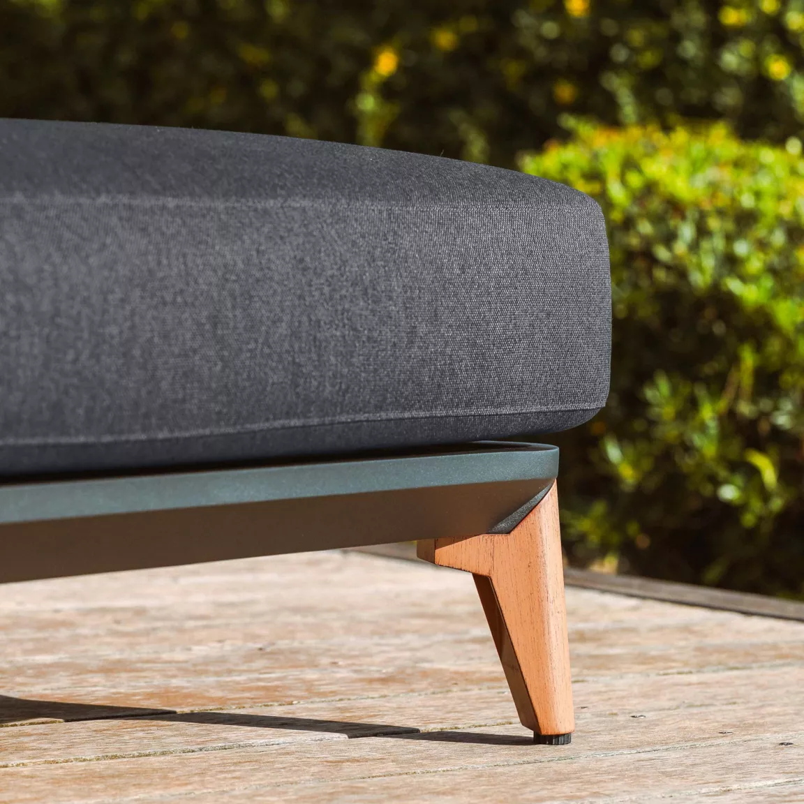 Transat en aluminium Monte Carlo Gris anthracite