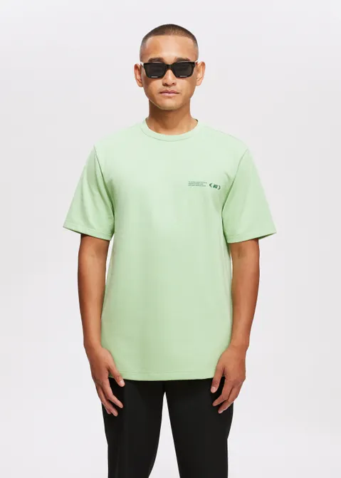 T-shirt met print future groen (GRN.L)