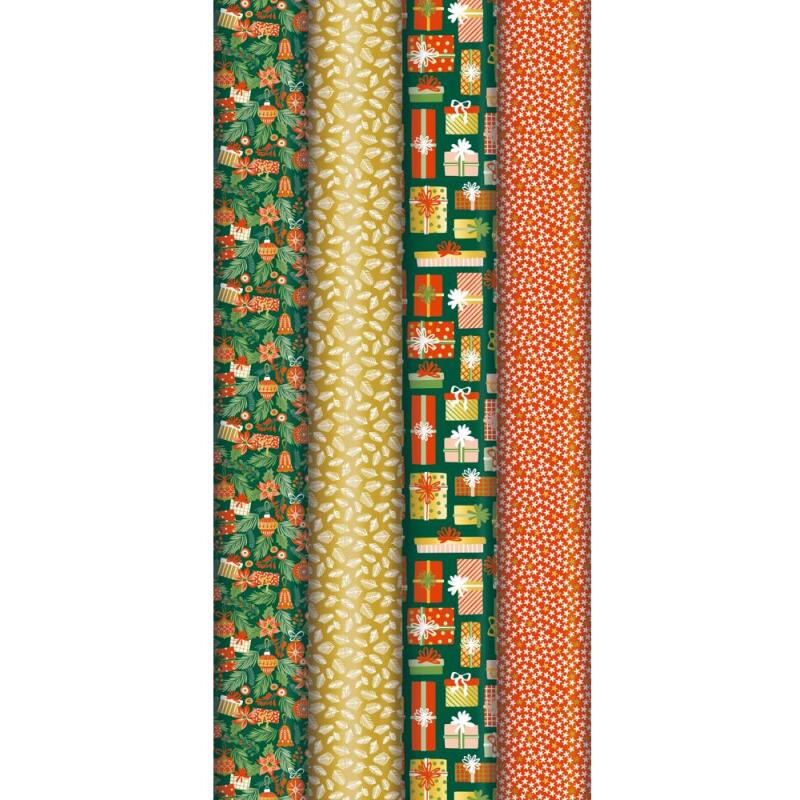 Excellia 80g, Sweet Christmas 2x0,70m, en carton prés. de 30rlx - Assortiment