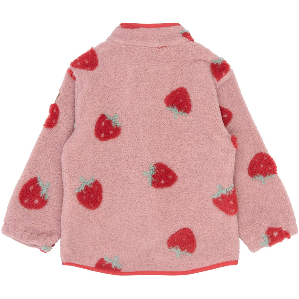 Køb Mikk-Line Strawberry AOP Teddy Jakke 3D