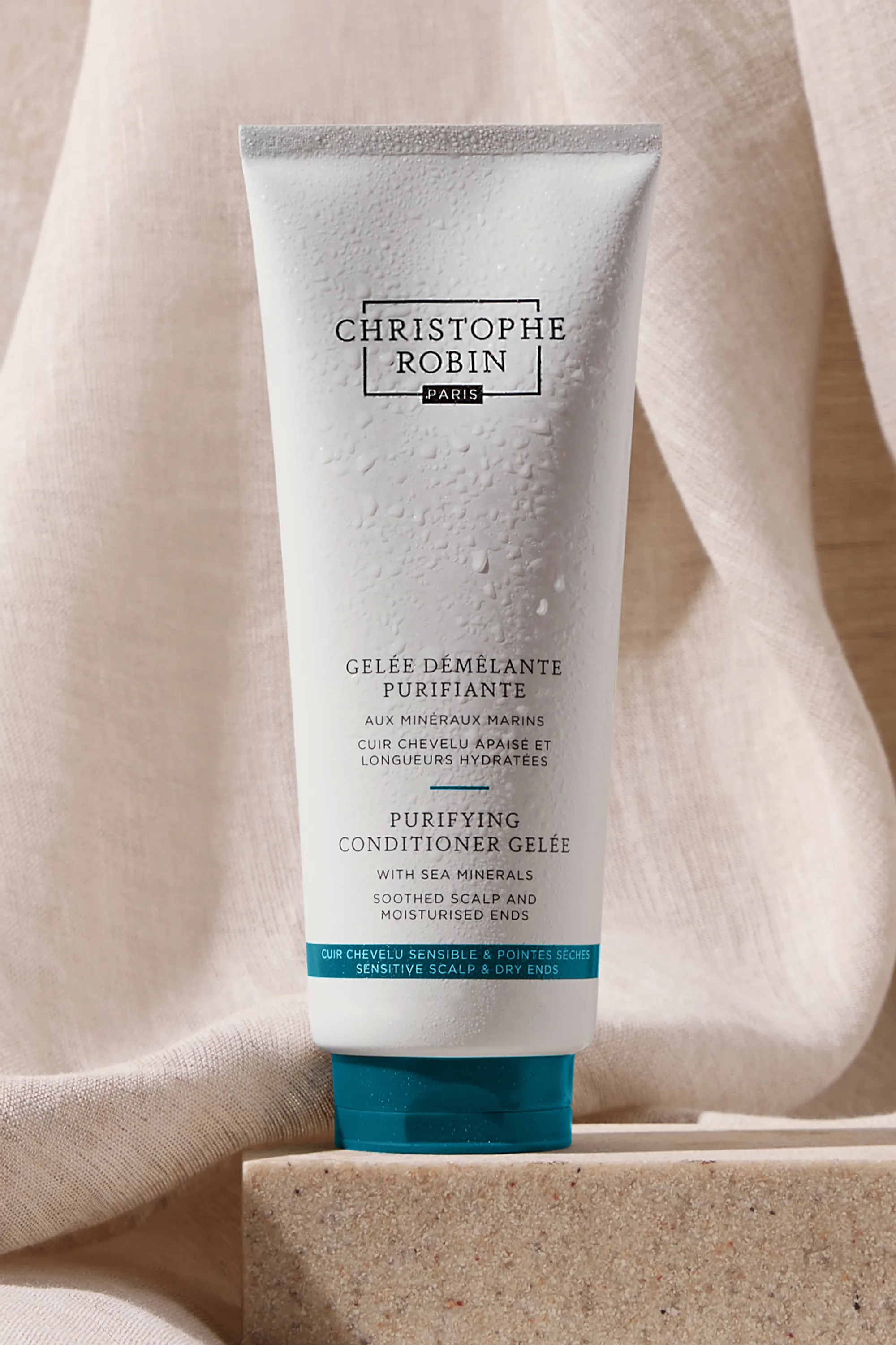 Christophe Robin Gelée démêlante purifiante aux minéraux marins-200 ml