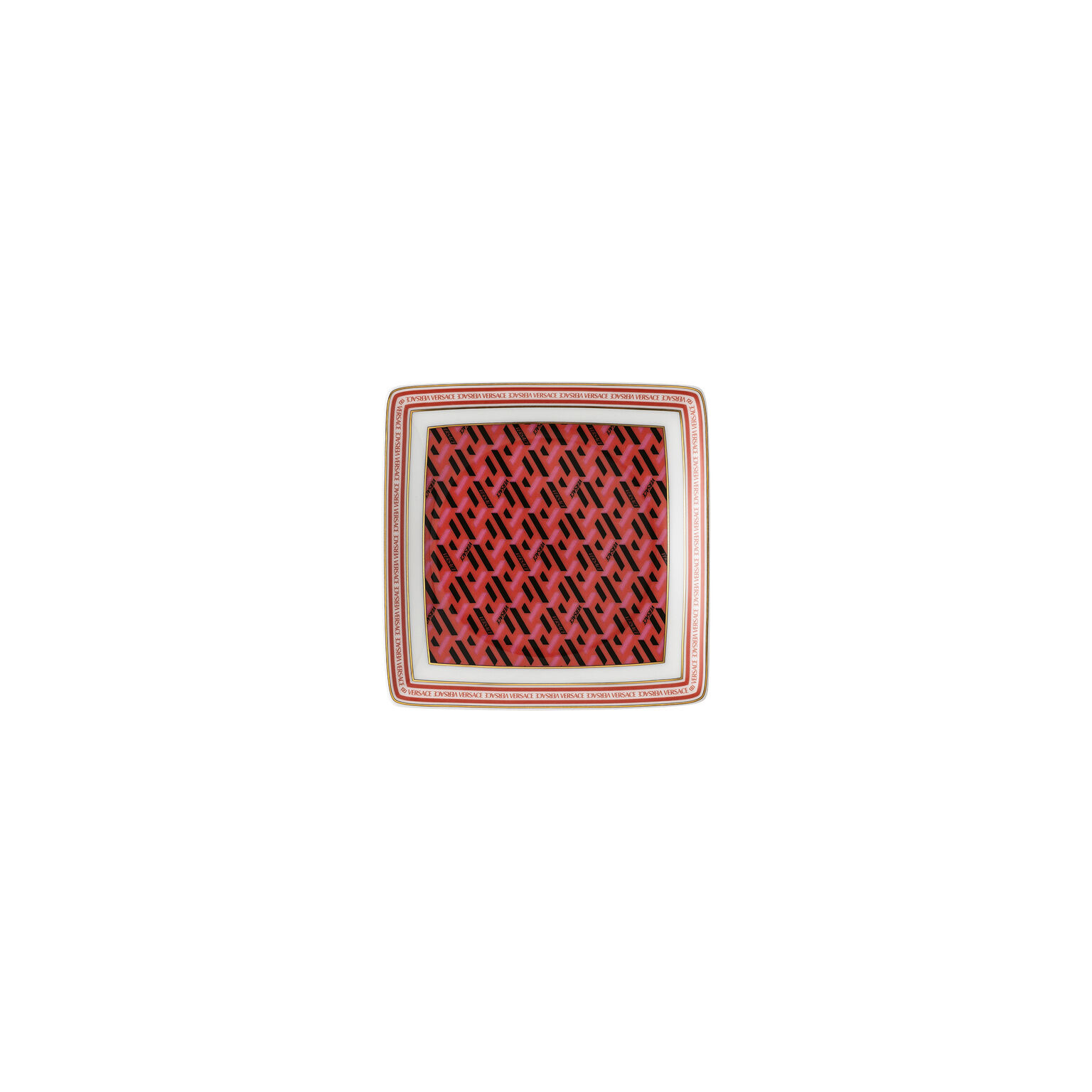 La Greca Signature Red Schälchen 12 cm quadr. flach
