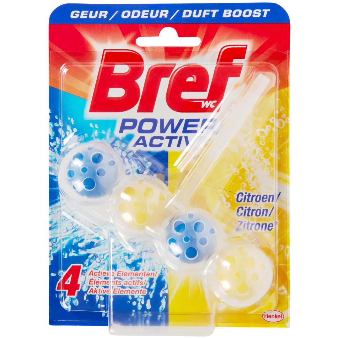 Bref Power Activ' toiletblok Citroen 50 gram
