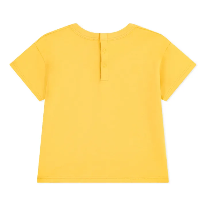 Petit Bateau T-shirt Mistigri | Jaune moutarde