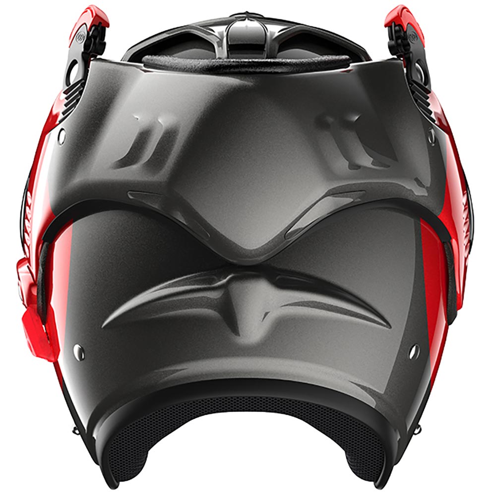 Roof - Casque Boxer Alpha Focus Anthracite / Rouge / Aluminium